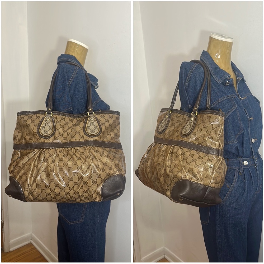 Gucci GG Crystal Mixed Tote Bag